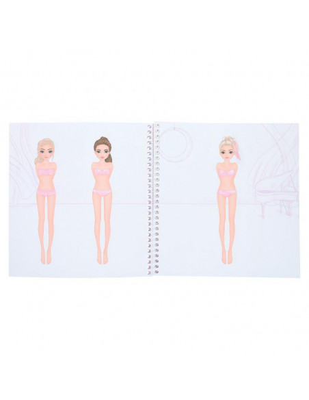 Topmodel dress me up album d'autocollants