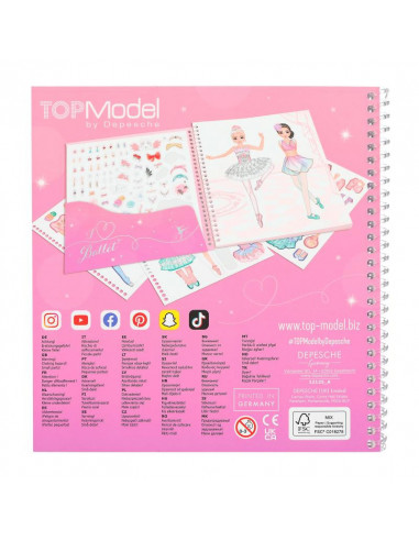 Topmodel dress me up album d'autocollants