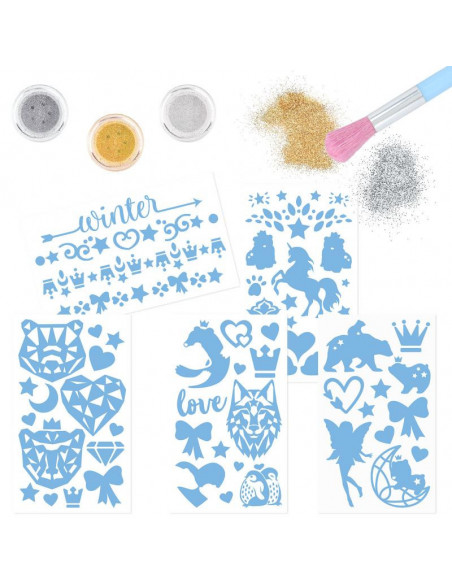 Topmodel set de tatouages paillettes