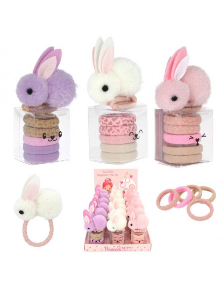 Princess mimi set elastiques cheveux