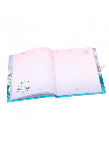 MISS MELODY JOURNAL INTIME AVEC AUTOCOLLANTS MOTIF 1