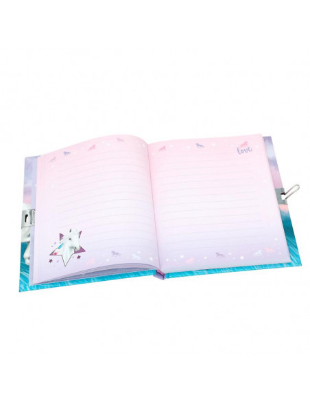 MISS MELODY JOURNAL INTIME AVEC AUTOCOLLANTS MOTIF 1