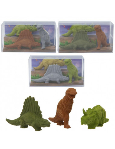 DINO WORLD SET DE GOMMES DINO