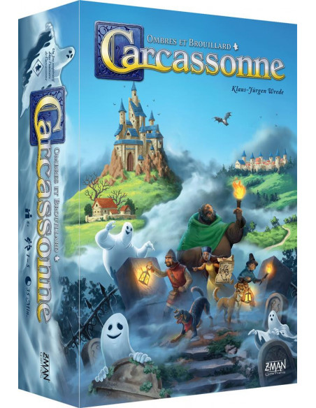 Carcassonne : ombres et brouillard