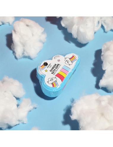 Nuage de bain arc en ciel