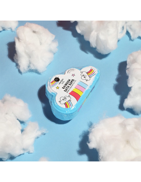 Nuage de bain arc en ciel