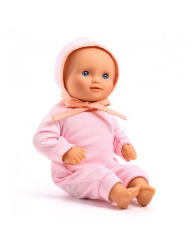 POUPON 32CM HABILLE - BABY LILAS ROSE