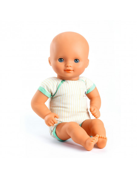 POUPON 32CM HABILLE - BABY LILAS ROSE