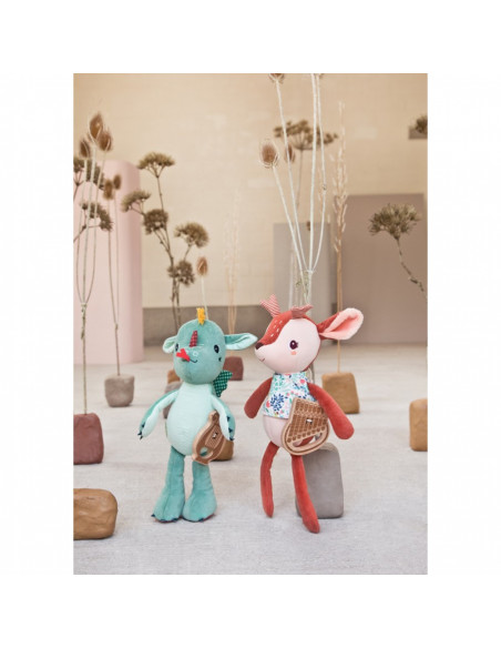 JOE LE DRAGON PELUCHE MUSICALE ECO