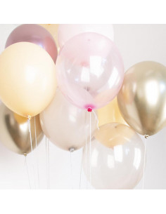 Ballons de baudruche : 10 ballons mix peche 2