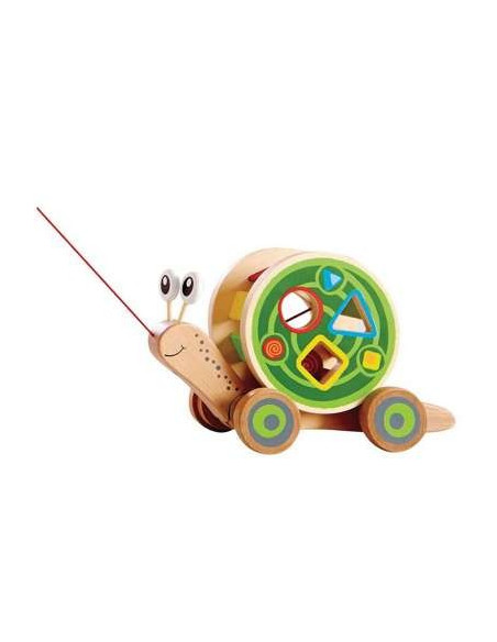 Escargot roulant avec jeu de formes