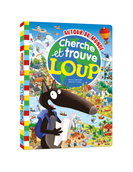 Cherche et trouve loup : autour du monde