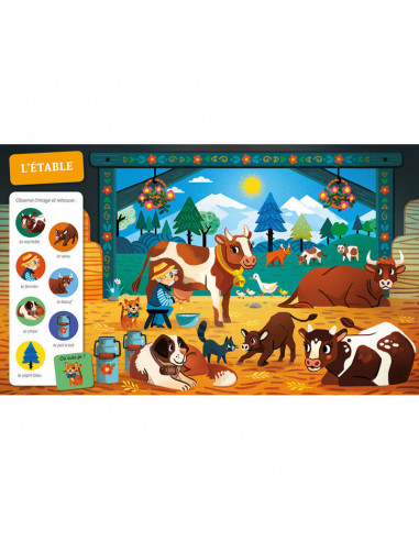 Cherche et trouve des tout-petits à la ferme