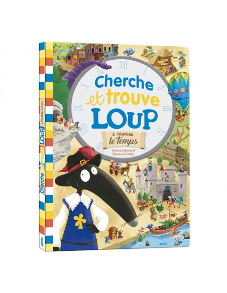Cherche et trouve géant - loup - à travers le temps