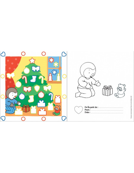 STICKERS EN MOUSSE TCHOUPI NOEL