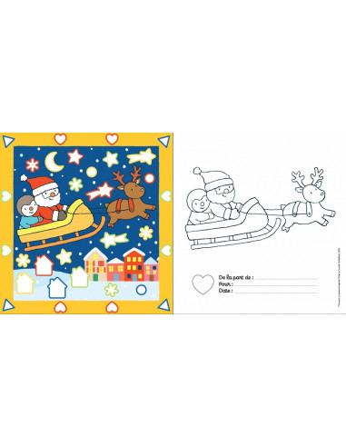 STICKERS EN MOUSSE TCHOUPI NOEL