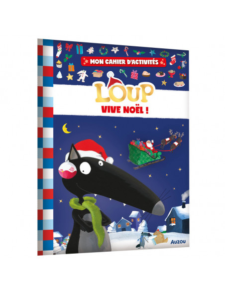 Mon cahier d'activités loup - vive noël !