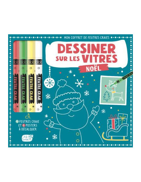 Mon coffret de feutres craie - noel
