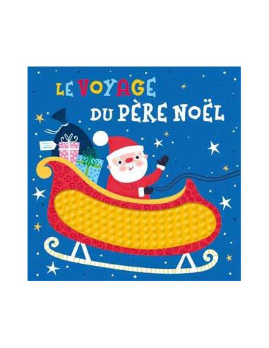 Le voyage du père noël (coll.livre a toucher en silicone)