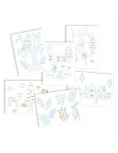 Décorations sur vitres : hiver 2