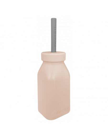 BOUTEILLE DAPPRENTISSAGE AVEC PAILLE - NUDE