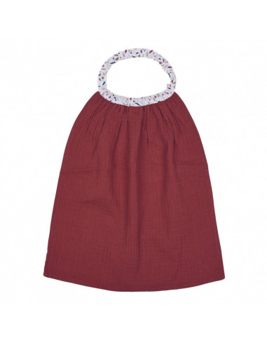 Serviette double gaze tomette