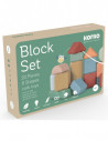 COFFRET 20 BLOCS DE CONSTRUCTION KORKO - SMALL ARCHITECTS