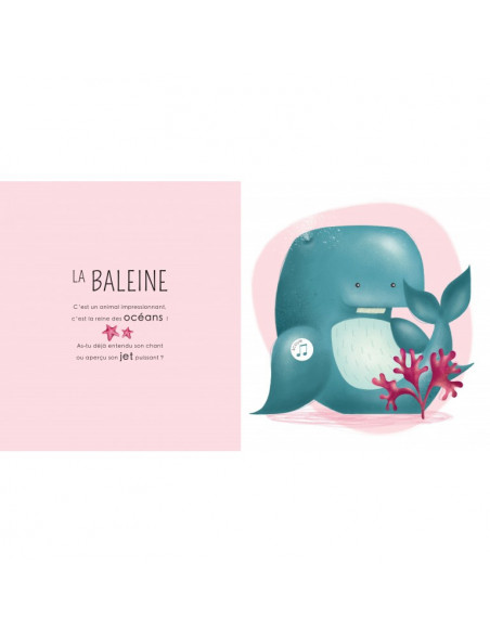 Sound books - les petits habitants de la mer