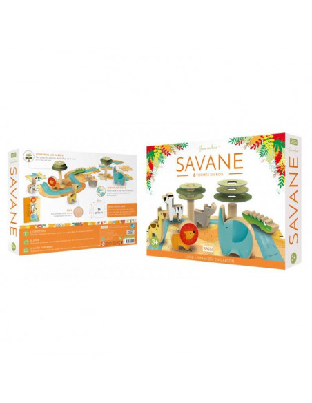 Jeux en bois - savane
