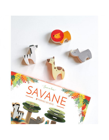 Jeux en bois - savane