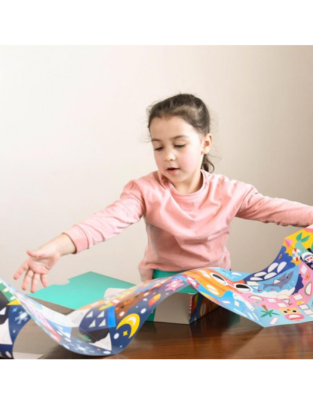 POSTER CREATIF + 520 STICKERS - LES SAISONS