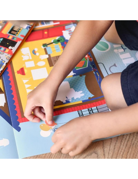 POSTER PÉDAGOGIQUE + 100 STICKERS - LA MAISON DE GRAOU