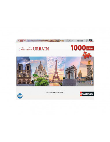 Nathan - puzzle Monuments Paris 1000p