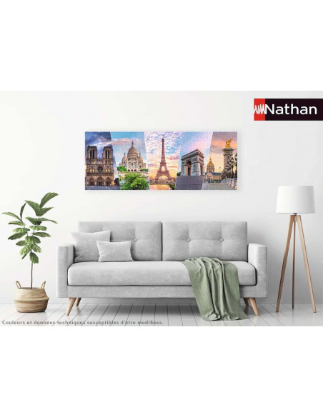 Nathan - puzzle Monuments Paris 1000p