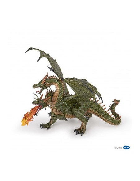 Figurine Dragon Deux Têtes Papo - Jouet Fantastique