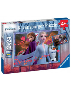 Puzzles La Reine des Neiges 2 - Vers des contrées glacées | 2x24 pièces