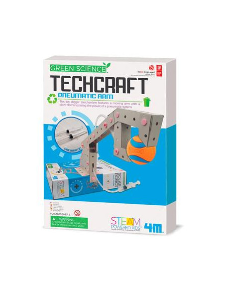 KIDZLABS GREEN SCIENCE : TECHCRAFT/BRAS PNEUMATIQUE AIRCRAFT