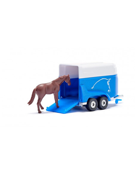 Jeep avec remorque à chevaux 