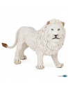 Figurine Lion Blanc PAPO - Roi Majestueux