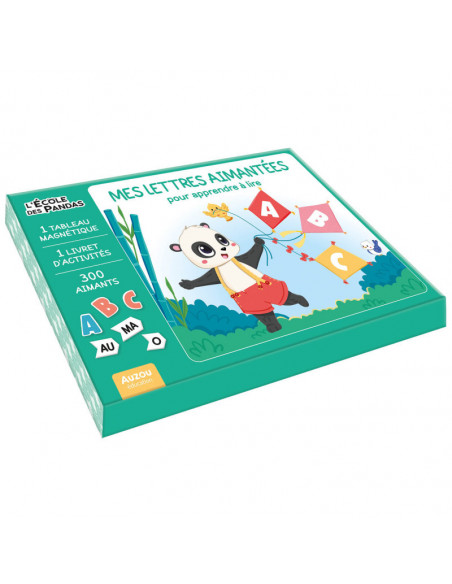 L'école des pandas - mes lettres aimantées pour apprendre
