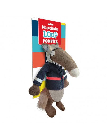 PELUCHE DU LOUP - POMPIER