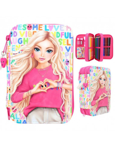 Topmodel trousse 3 compartiments selflove