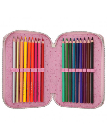 Topmodel trousse a crayons triple application corgi