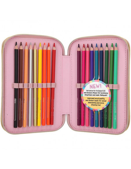 Topmodel trousse 3 compartiments glam