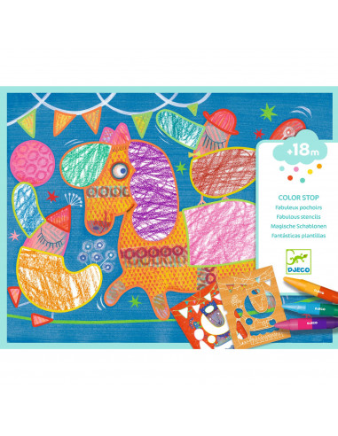 Coloriages pour les petits - funambule et balles