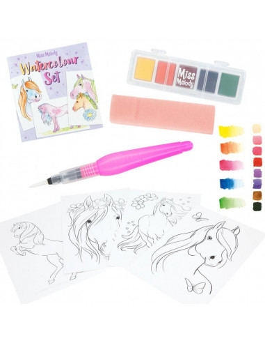 Miss melody set d'aquarelle
