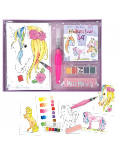 Miss melody set d'aquarelle