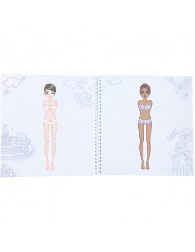 Topmodel dress me up album autocollants fantasy