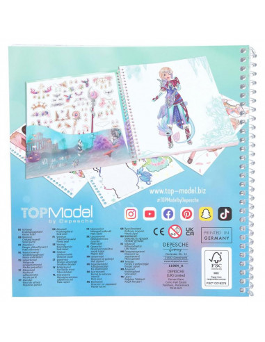 Topmodel dress me up album autocollants fantasy