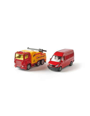 Dépanneuse avec voiture 